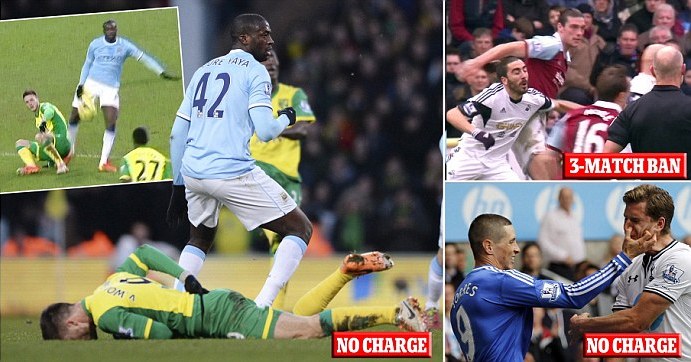 Toure Tendang Wolfswinkel, tapi Lolos dari Dakwaan FA